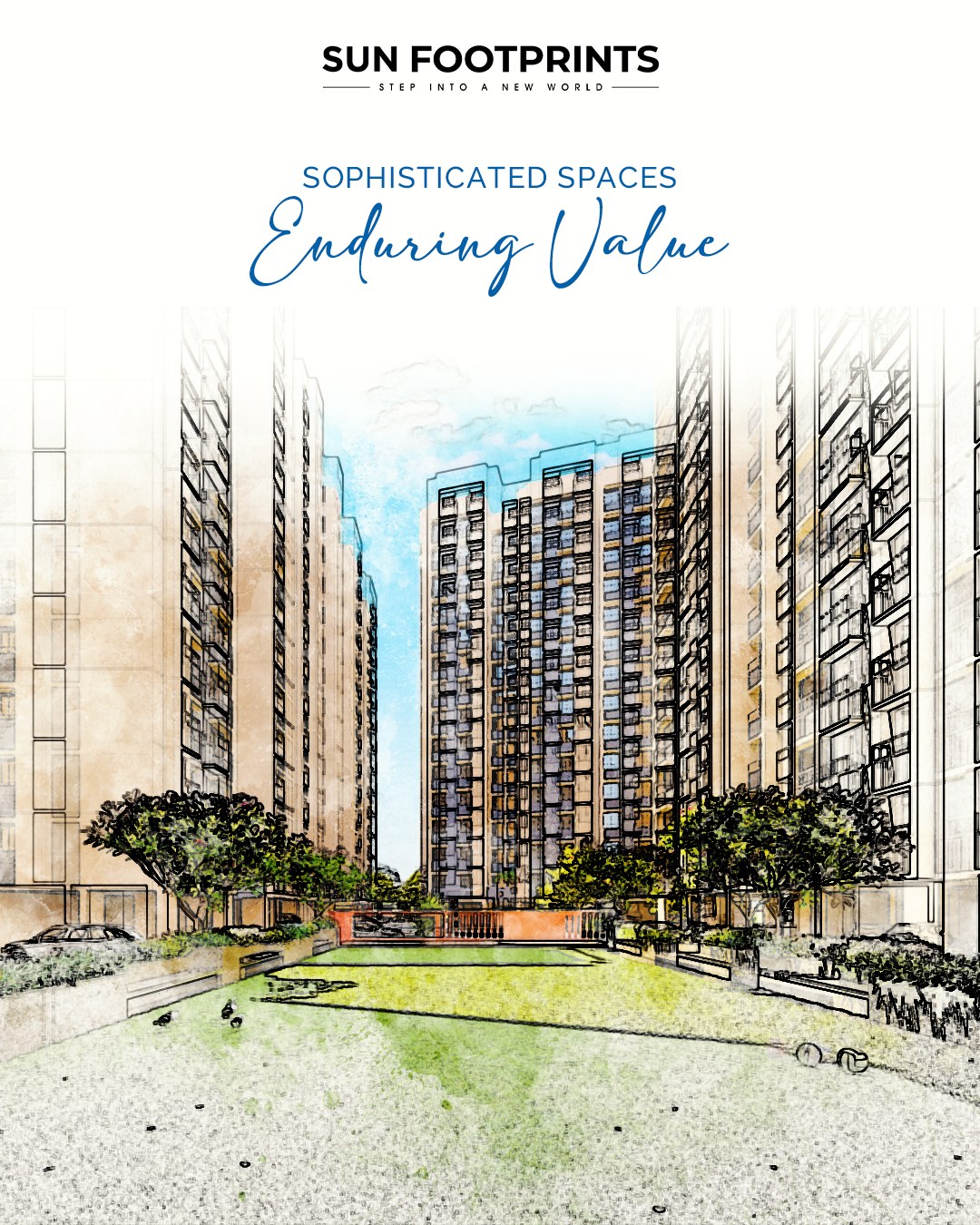 Sun Builders,  SunBuildersGroup, SunBuilders, SunCentralPlace, Commercial, Offices, Retail, Showrooms, Bopal, BopalFlyover, BuildingCommunities, Flashback, RealEstateAhmedabad, ShotAtSun