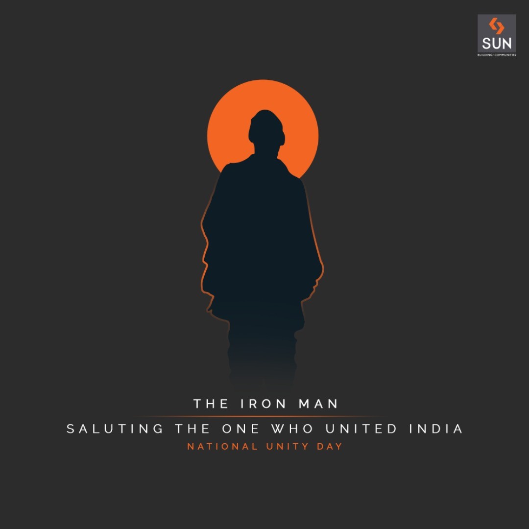 Sun Builders, SardarVallabhbhaiPatel, StatueOfUnity, UnityDay2020, NationalUnityDay, RashtriyaEktaDiwas, IronManofIndia, SunBuildersGroup, SunBuilders, RealEstate, Ahmedabad, RealEstateGujarat, Gujarat