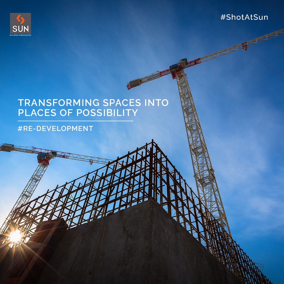 Get ready to transform spaces into places of possibility as we step into the realm of re-development.

With our deep-rooted expertise and legacy as foundation, we're all set to reimagine spaces, redefine luxury, and rejuvenate communities.

Stay tuned as we unveil a new chapter that blends timeless values with cutting-edge innovation.

#Redevelopment #RealEstate #Commercial #Residences #SunBuilders #SunBuildersGroup #Ahmedabad #Gujarat