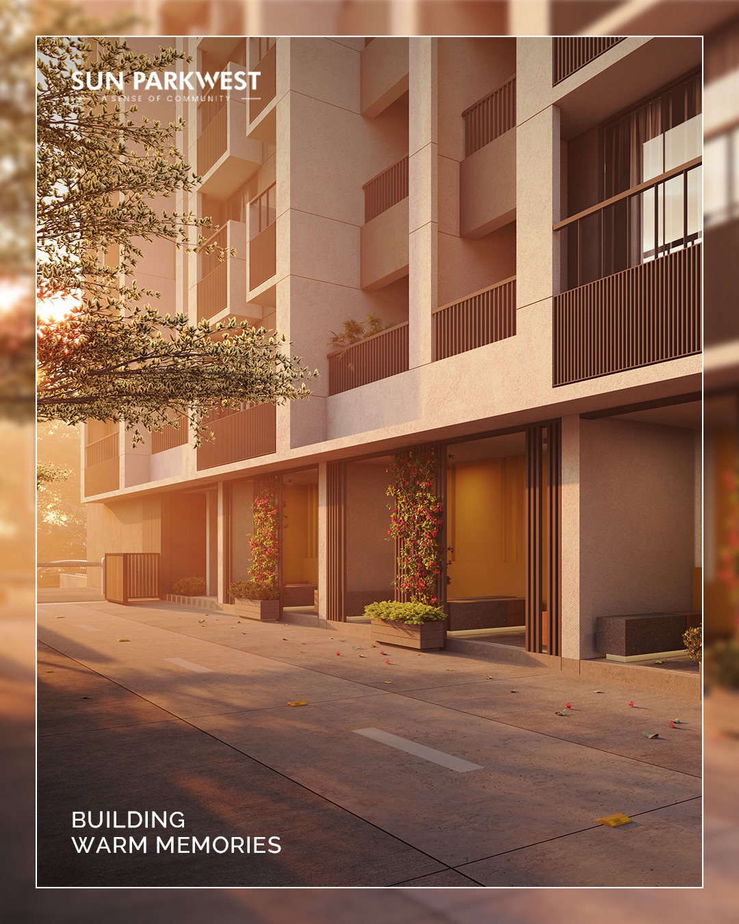 Sun Builders, SunBuildersGroup, SunBuilders, SunParkwest, CommunityLiving, Residential, Retail, Homes, Shela, 2BHK, 3BHK, RealEstateAhmedabad