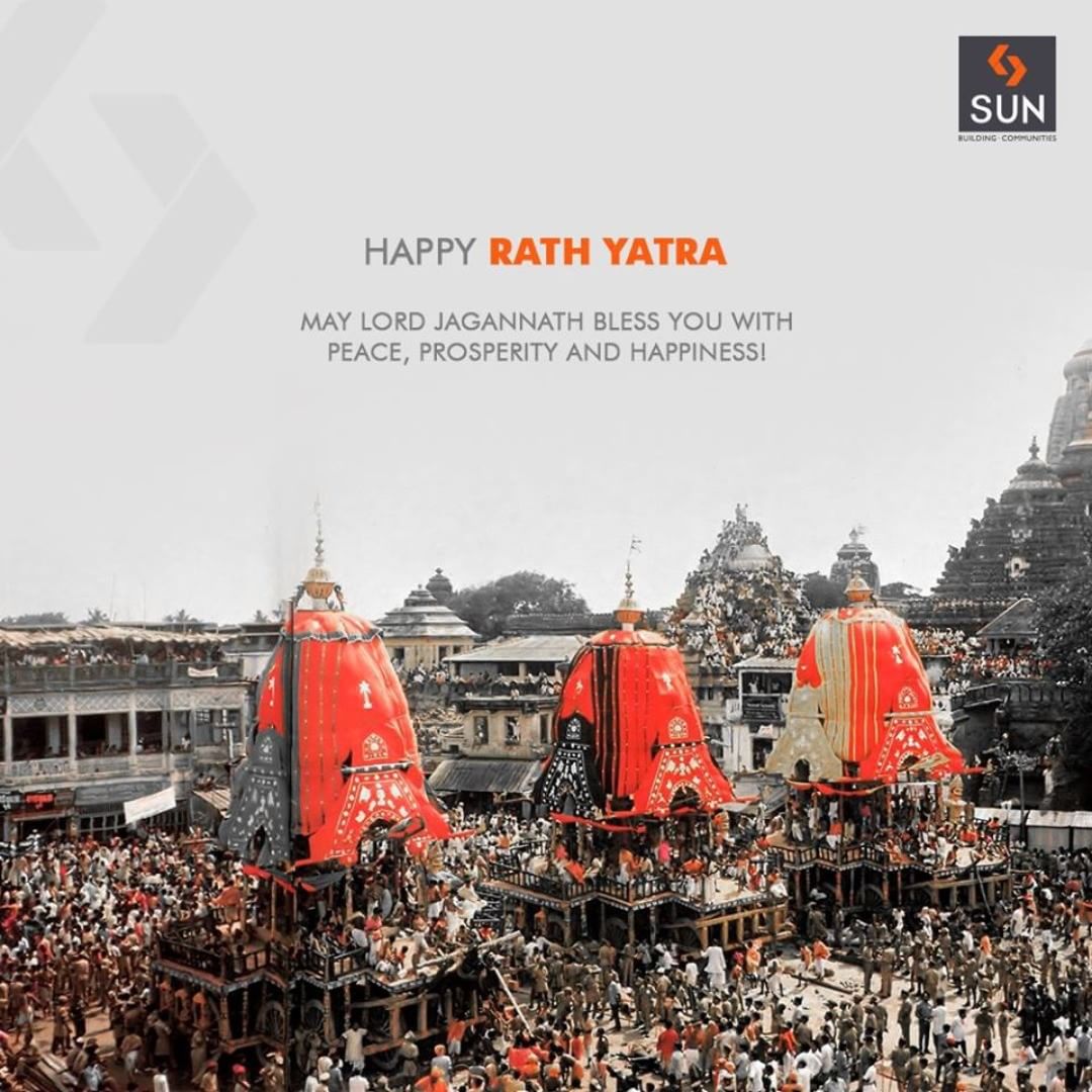 May you be blessed with peace, prosperity & happiness!

#SunBuildersGroup #Ahmedabad #Gujarat #RathYatra2018 #RathYatra #LordJagannath #FestivalOfChariots #Spirituality