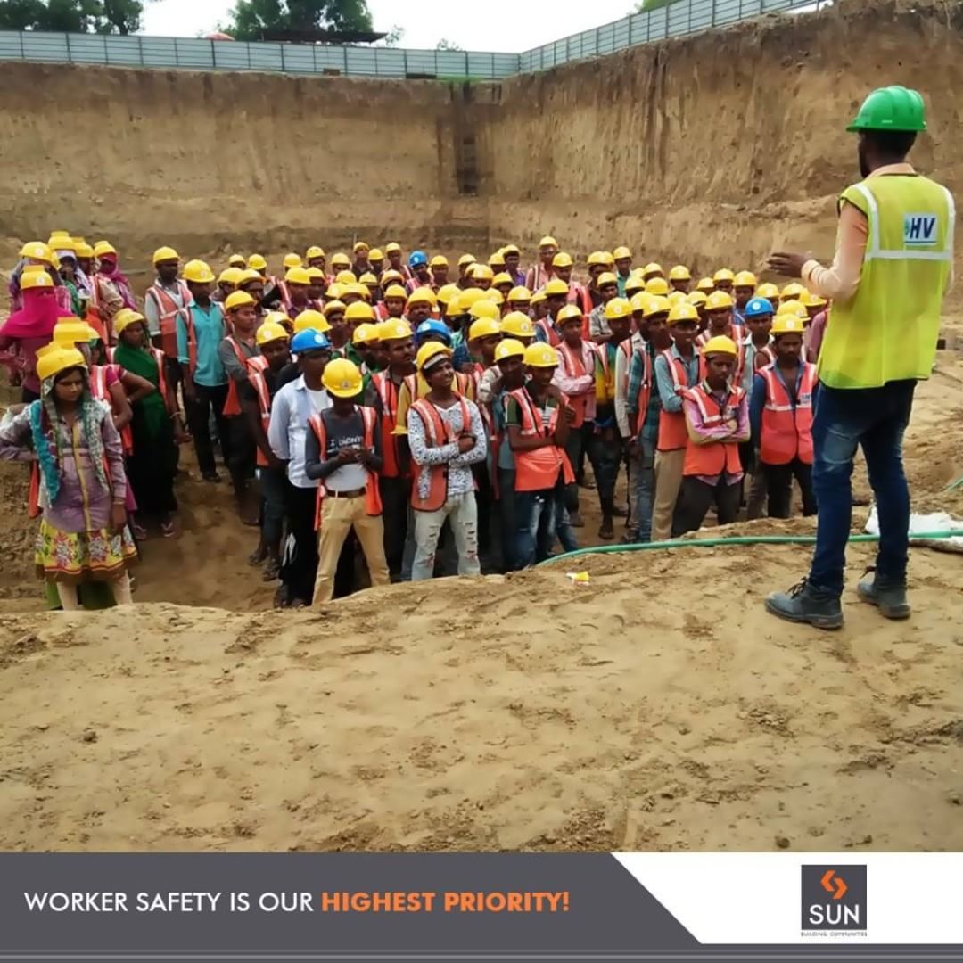 Ensuring safety with our regular training sessions for our employees!

#SunBuildersGroup #RealEstate #SunBuilders #Ahmedabad #Gujarat