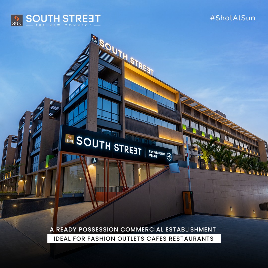 Sun Builders,  SunBuildersGroup, SunBuilders, SunSouthStreet, Retail, Showrooms, SouthBopal, ShotAtSun, SOBO, ReadyPossession, BuildingCommunities, RealEstateAhmedabad