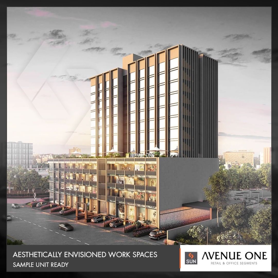 #AvenueOne speaks for aesthetically envisioned workspaces for the true expression of next-generation entrepreneurs!

#SunBuildersGroup #RealEstate #SunBuilders #Ahmedabad #Gujarat