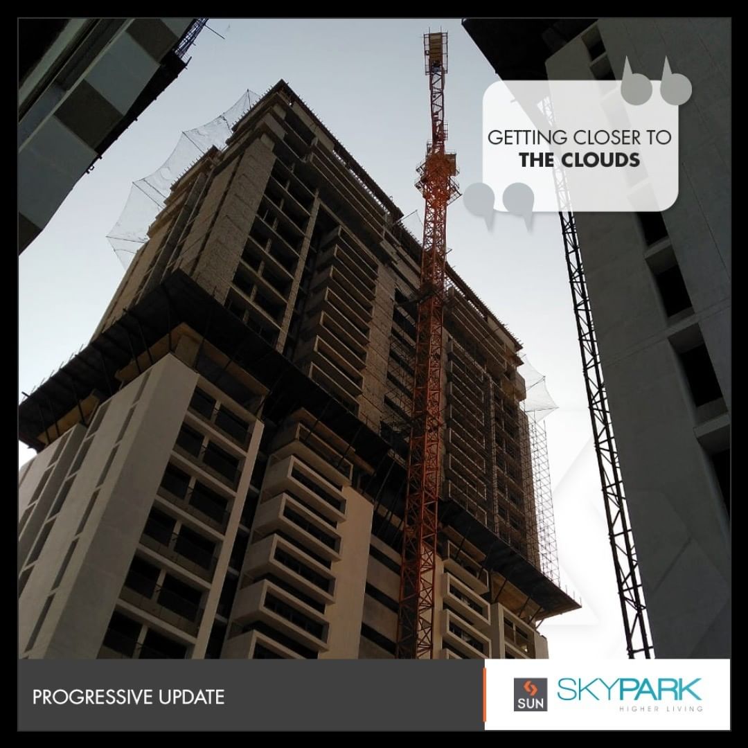 A new perspective to city living is getting shaped up! 
#SkyPark #SunBuilders #RealEstate #HigherLiving