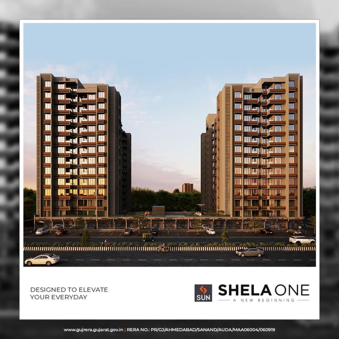 SUN SHELA ONE is destined to set new standards in affordable living

#ShelaOne #SunBuildersGroup #SunBuilders #RealEstate #Ahmedabad #RealEstateGujarat #Gujarat