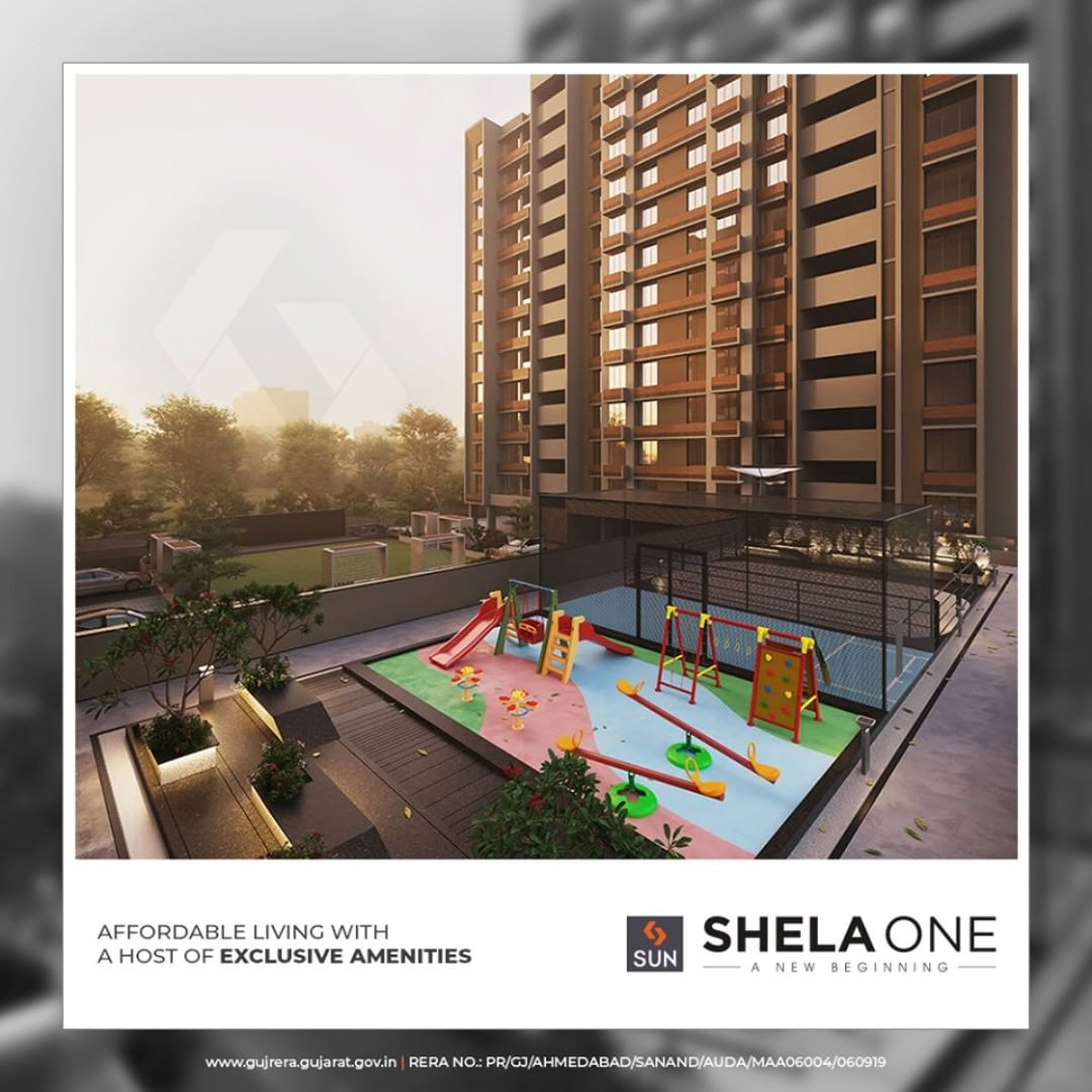 Well planned & designed aesthetically, you can rest assured of creating the best memories.

#ShelaOne #SunBuildersGroup #SunBuilders #RealEstate #Ahmedabad #RealEstateGujarat #Gujarat
