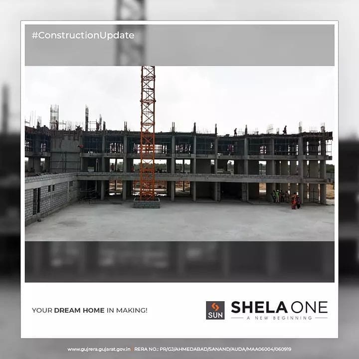 Your dream home in making!

#ConstructionUpdate #ShelaOne #SunBuildersGroup #SunBuilders #RealEstate #Ahmedabad #RealEstateGujarat #Gujarat