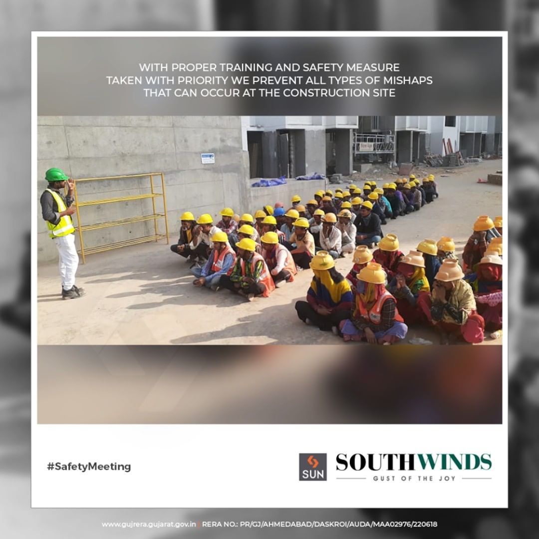 With proper training and safety measures taken with priority we prevent all types of mishaps that can occur at the construction site.

#Safety #SunBuildersGroup #RealEstate #SunBuilders #Ahmedabad #Gujarat