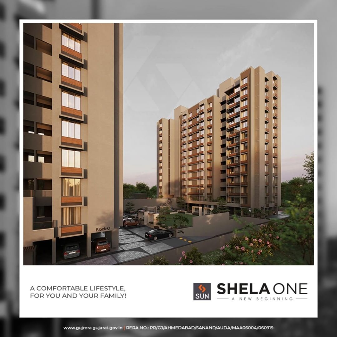 Sun Shela One, where comfort is crafted keeping in mind your convenience

#ShelaOne #SunBuildersGroup #SunBuilders #RealEstate #Ahmedabad #RealEstateGujarat #Gujarat