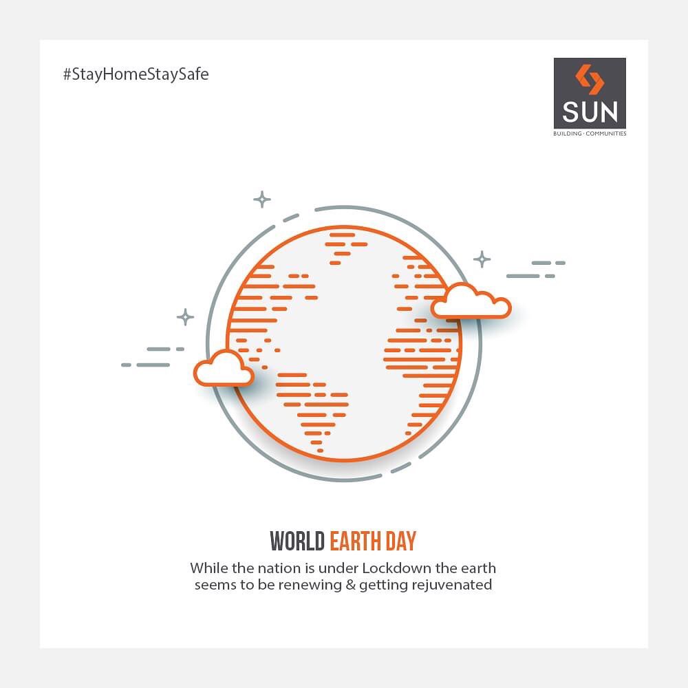 While the nation is under #Lockdown the earth seems to be renewing & getting rejuvenated

#WorldEarthDay #StaySafeStayHealthy #SunBuildersGroup #Ahmedabad #Gujarat #RealEstate