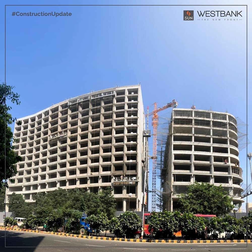 Glorifying the Hustle of Ashram Road and the Bustle of Sabarmati River, Sun West Bank is almost ready to stand tall, embodying the New Front. 

#SunBuildersGroup #SunBuilders #SunWestBank #Commercial #ConstructionUpdate #AshramRoad #RiverFront #RealEstate #RealEstateAhmedabad #Ahmedabad #Gujarat #GujaratRealEstate #India
