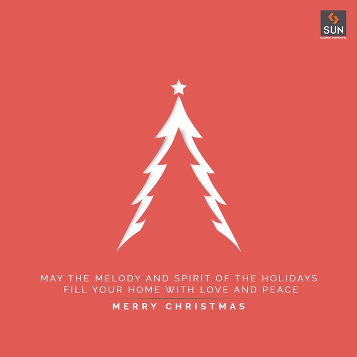 May the melody and spirit of the holidays fill your home with love and peace.

#Christmas #MerryChristmas #Christmas2020 #Festival #Cheers #Joy #Happiness #SunBuildersGroup #SunBuilders #RealEstate #Ahmedabad #RealEstateGujarat #Gujarat