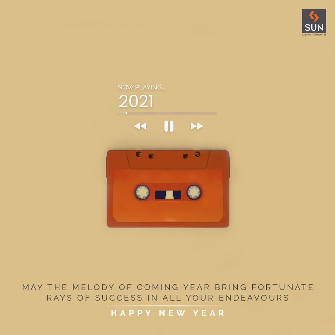 May the melody of coming year bring fortunate rays of success in all your Endeavours.

Happy New Year!

#HappyNewYear #NewYear2021 #ByeBye2020 #NewYear #Celebration #Love #Happy #Cheers #Joy #Happiness #SunBuildersGroup #SunBuilders #RealEstate #Ahmedabad #RealEstateGujarat #Gujarat