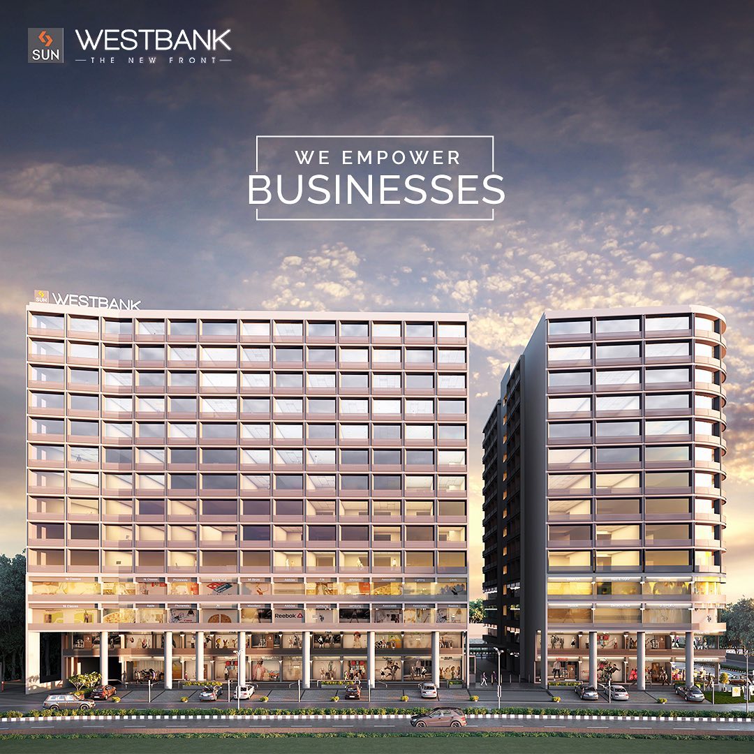 Get ample of opportunities for creativity and excel in life with this new business hub having Ashram Road to its one side and The Riverfront on the other. Sun WestBank is READY to Empower Businesses through aesthetic appeal and functionality of the spaces. Work from the business & cultural hub of Ahmedabad and achieve more every day.

For Details Call: +91 9978932057

Architect: @hm.architects
Location: Ashram Road, River Front
Status: Possession Shortly

#SunBuildersGroup #SunBuilders #SunWestBank #Commercial #Offices #Retail #AshramRoad #RiverFront #PossessionShortly #BuildingCommunities #SmartInvestment #realestateahmedabad