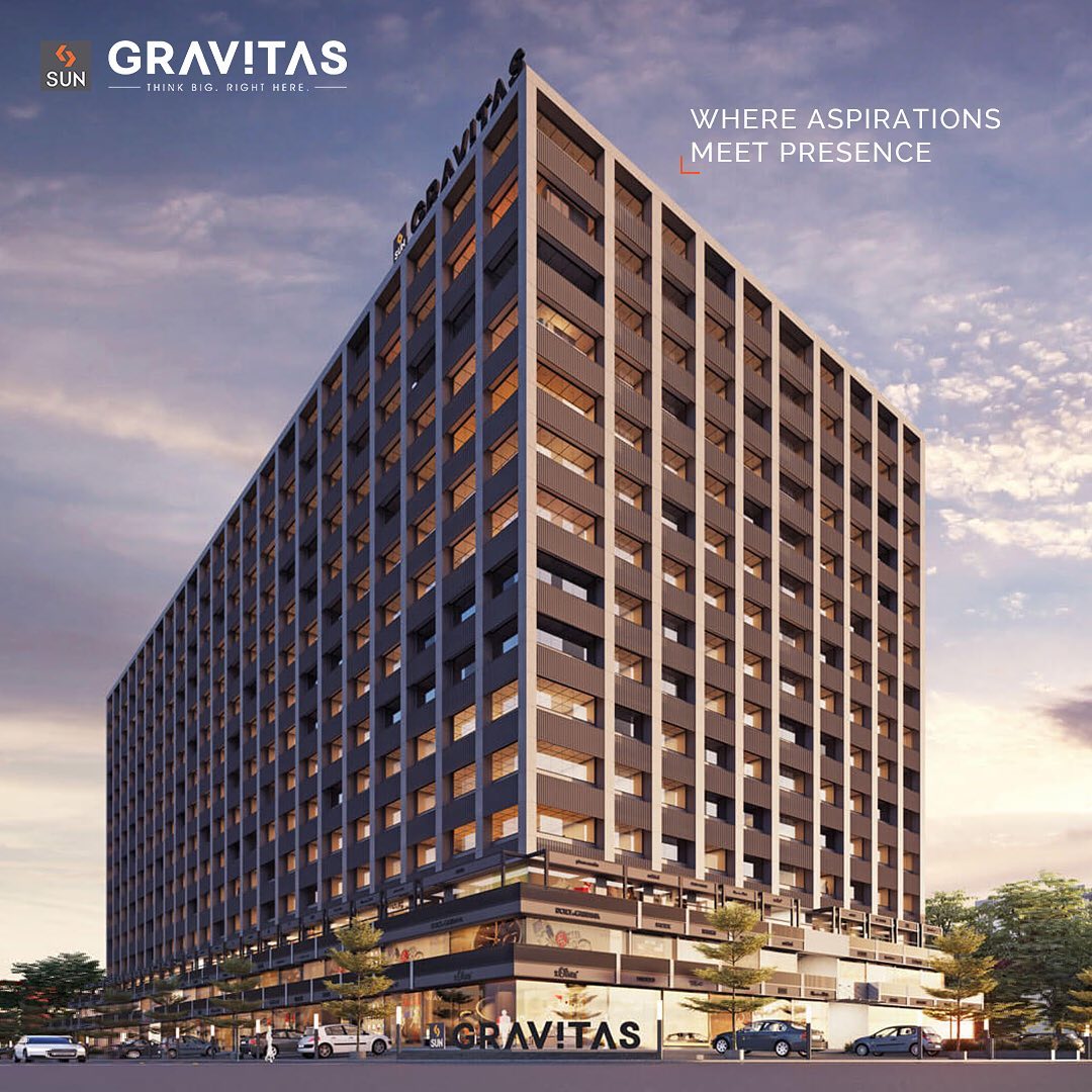 It is time to grab the right opportunity!
With a simple yet imposing structure, Sun Gravitas provides motivating spaces for small to medium & very large set-ups that are beginning but aspiring as they meet the right presence at Shaymal Cross Road. 

For Details Call: +91 9978932058

Architect: @hm.architects
Location: Shyamal Cross Road
Status: Under Construction

#SunBuildersGroup #SunBuilders #SunGravitas #SampleOffice #CommercialSpace #Offices #Retail #Showrooms #BuildingCommunities #SmartInvestment #ShyamalCrossRoad #RealEstateAhmedabad