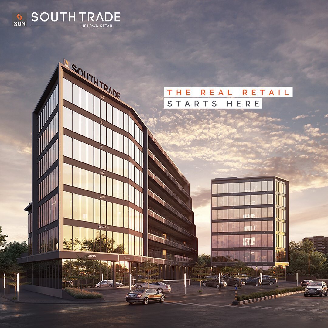 Get the Retail Edge and stay on top of your game at the angularly designed Sun South Trade where Business meets Destiny at every corner. 
Being impeccably located in the central spine of Bopal & South Bopal, the retail realm will offer maximum visibility to the front units.

Get onto a whole new world of the Real Retail at Sun South Trade.

For Details Call: +91 9978932083

Architect: @hm.architects
Location: SouthBopal
Status: Just Launched

#SunBuildersGroup #SunBuilders #SunSouthTrade #Retail #Showroom #SouthBopal #realestateahmedabad