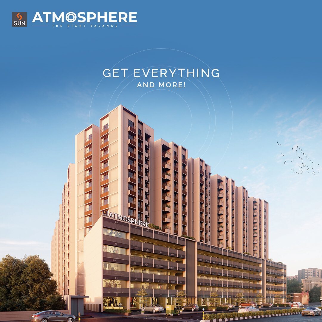 Live in an atmosphere that pleases your soul, at Sun Atmosphere. The 2 & 3 BHK Apartments situated at Central Shela will instantly catch your attention with impeccable design & presence. The precise planning that went into making this Project feel like a Community can be  seen through plush amenities and aesthetic yet functional spaces, assuring a life full of everything.

For Details Call: +91 99789 32061

Architect: @hm.architects
Location: Central Shela
Status: Under Construction

#SunBuildersGroup #SunBuilders #SunAtmosphere #LivingAtmosphere #Residential #Retail #Homes #Shela #2BHK #3BHK #RealEstateAhmedabad