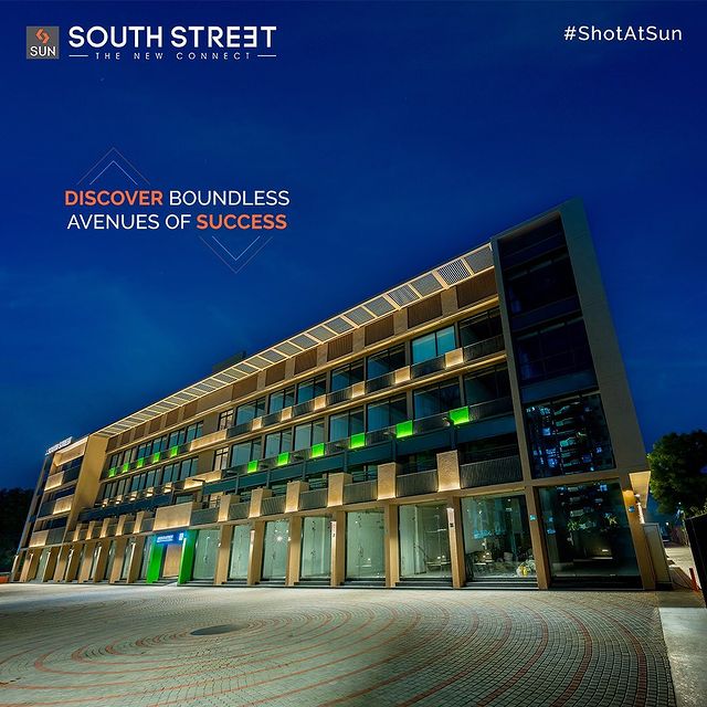 There's much more to Retail than what meets the eyes. Sun South Street, the new-age Retail Establishment will expose your business to boundless avenues of Success with an enchanting design and purposeful location. The G+3 Levels of Retail will catering to Health Care Sectors, Fashion Brands Educational Institutes, Cafes and much more.

For Details Call: +91 99789 32081

Architect: @hm.architects
Location: South Bopal
Status: Ready Possession

#SunBuildersGroup #SunBuilders #SunSouthStreet #Retail #Showrooms #SouthBopal #ShotAtSun #SOBO #ReadyPossession #BuildingCommunities #RealEstateAhmedabad