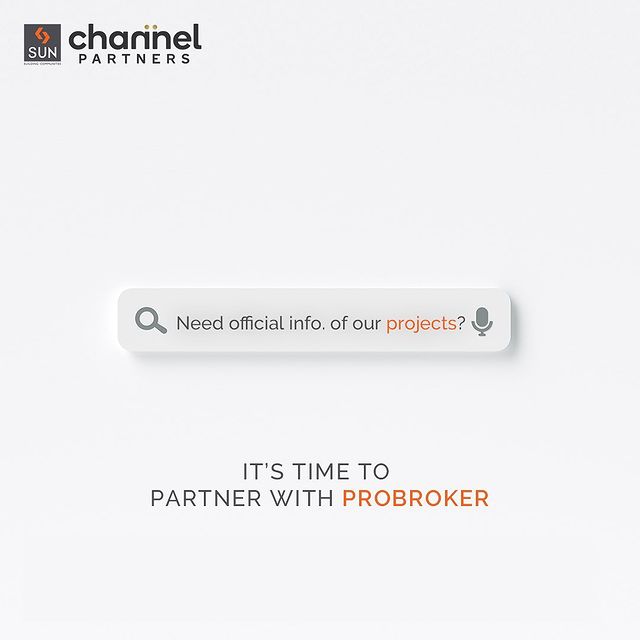 Do you need the official information about our projects?

Well, the only solution is to reach SUN CHANNEL PARTNERS. The channel partners will provide you with easy access to our projects with brochures, factsheets, marketing collaterals, onsite progress.

Register on https://probroker.xyz/sunbuilders/signup.php

#SunBuildersGroup #SunBuilders #ProBrokers #ChannelPartners #Brokers #SunBuildersBrokers #BuildingCommunities #realestateahmedabad