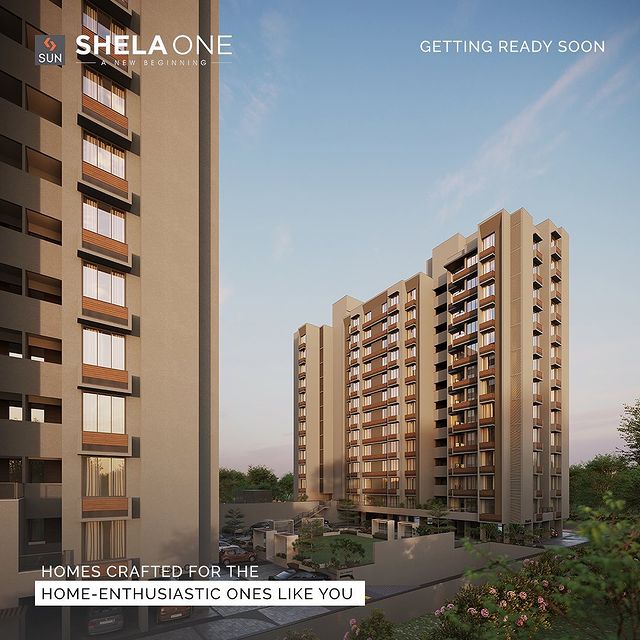 Love for aesthetic appearance of the abodes are exponentially increasing over the period of time and the home enthusiasts are bracing themselves to live the extraordinary lifestyle.

Let your lifestyle outshine the rest at the homes that are been crafted for the home enthusiasts like you because Sun Shela One is getting ready soon!

Location: Shela
Status: Getting Ready Soon
Architect: @hm.architects

#SunBuildersGroup #SunBuilders #ShotAtSun #SunShelaOne #AffordableHomes #Home #2BHK #Residential #Shela #BuildingCommunities #RealEstateAhmedabad