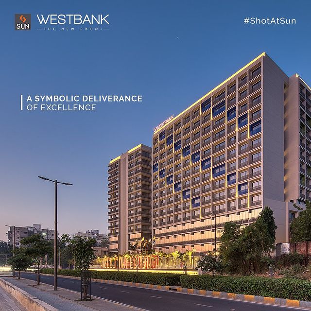 The latest business hub with Ashram Road to its one side and The Riverfront on the other, Sun WestBank is an absolute visual treat.

The aesthetically appealing, world class commercial project has been creating a benchmark by offering the exclusive amenities all under one roof. 
Take delight in being a part of this iconic development.

For Details Call: +91 9978932057

Location: Ashram Road, River Front
Status: Possession Ready
Architect: @hm.architects

#SunBuildersGroup #SunBuilders #SunWestBank #ShotAtSun #Commercial #Offices #Retail #AshramRoad #RiverFront #PossessionReady #BuildingCommunities #SmartInvestment #RealEstateAhmedabad