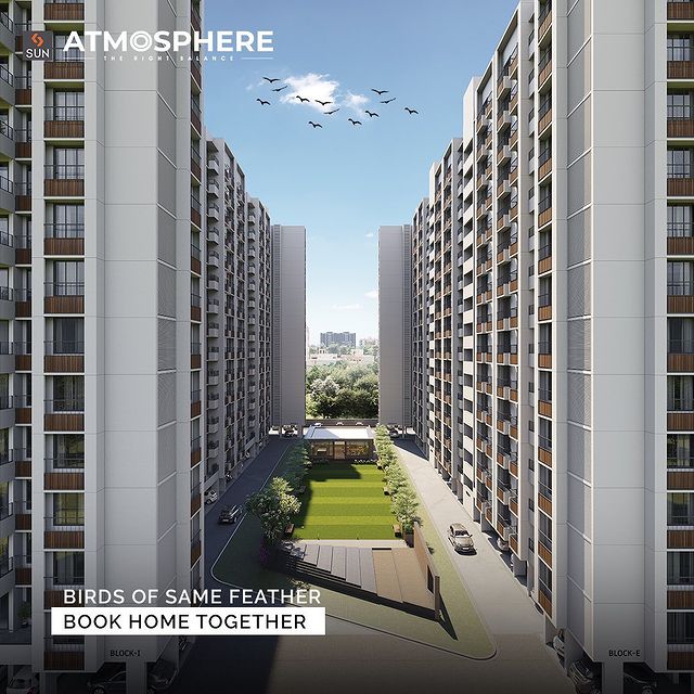Mood defining ambience defines the design of the fine residential living space; Sun Atmosphere. Offering greenery in plenty and a serene landscape this residential project has a happening neighbourhood.

If you wish to live the peaceful life without losing access to the thread of proximity & connectivity then your search ideally concludes here.

Sample unit ready; Visit soon!

For Details Call: +91 99789 32061

Location: Central Shela
Status: Under Construction
Architect: @hm.architects

#SunBuildersGroup #SunBuilders #SunAtmosphere #LivingAtmosphere #Residential #Retail #Homes #Shela #2BHK #3BHK #RealestateAhmedabad
