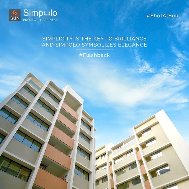 Having rooted its inspiration from the truth ‘simplicity is the essence of happiness’; the residential project Sun Simpolo has been offering happiness to its residents in the form of amenities & conveniences.

The compactly designed and crafted residential project in Bopal, Ahmedabad has been uplifting lives and lifestyles with the perks of proximity where the recreational amenities are just a drive away!

Location - North Bopal
Year Of Completion - 2017

#SunBuildersGroup #SunBuilders #SunSimpolo #Simpolo #BuildingCommunities #Residential #RealEstateAhmedabad #FlashBack #CompletedProject