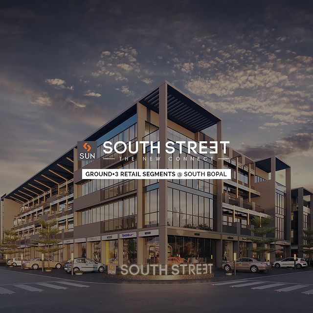 Connecting present with newer possibilities, Sun South Street is a ready possession commercial establishment that is ideal to be the home to healthcare, fashion outlets, cafes, restaurants and many more entities.

Sun South Street is designed for today's requirements while looking at the opportunity of the captive audience at SOBO. This meticulously designed & well-planned commercial establishment has become the social hot-spot of South Bopal.

For Details Call: +91 99789 32081

Location: South Bopal
Status: Ready Possession
Architect: @hm.architects

#SunBuildersGroup #SunBuilders #SunSouthStreet #Retail #Showrooms #SouthBopal #ShotAtSun #SOBO #ReadyPossession #BuildingCommunities #RealEstateAhmedabad