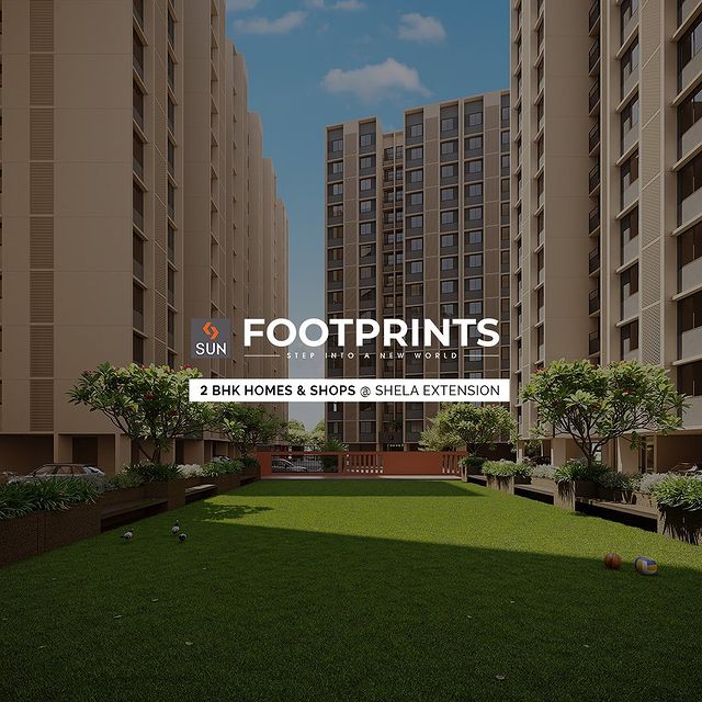 The residential project Sun Footprints at Shela Extension comprises of 2BHK Budget Homes that embody the reflection of meticulous execution.

Offering the finest amalgamation of architectural plan and assortment of modern lifestyle amenities, Sun Footprints has been strategically positioned at a locality that’s closely connected to South Bopal, Ambli and Makarba.

Being a RERA-registered society, this residential project has every basic facilities and amenities to offer that will certainly please all the contemporary home enthusiasts and their needs.

For Details Call: +91 99789 32061

Architect: @mansi_shah_architects
Location: Shela Extension
Status: Under Construction

#SunBuildersGroup #SunBuilders #2BHKHomes #NewBeginning #Shops #StepSetHome #NewlyLaunched #BudgetHome #Launching #ProjectAlert #NewProject #Shela #ShelaExtension #SunBuilders #RealEstate #Ahmedabad #Gujarat
