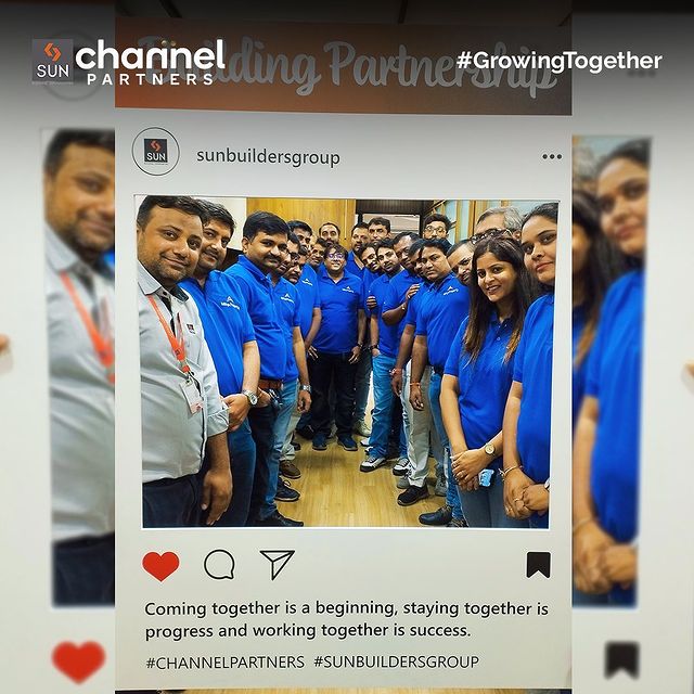 On our quest of building communities, we care to keep our bond strengthened with our Channel Partners and within the span of 3months, we have met 850+ of them.

For us their presence is no lesser than presents. With a lot of enthusiasm, we had been organizing a campaign for all our Channel Partners to treasure our association with them.

Besides the general meet & greet, we also strengthened our bond with them in perennial ways while making new connections. These glimpses are just a miniature trailer of the blockbuster campaign.

#SunBuildersGroup #SunBuilders #PartnerWithProBroker #ProBrokers #ChannelPartners #Brokers #SunChannelPartners #SunBuildersBrokers #BuildingCommunities #CommunityBuilding #CampaignForChannerPartners #RealestateAhmedabad #GrowingTogether