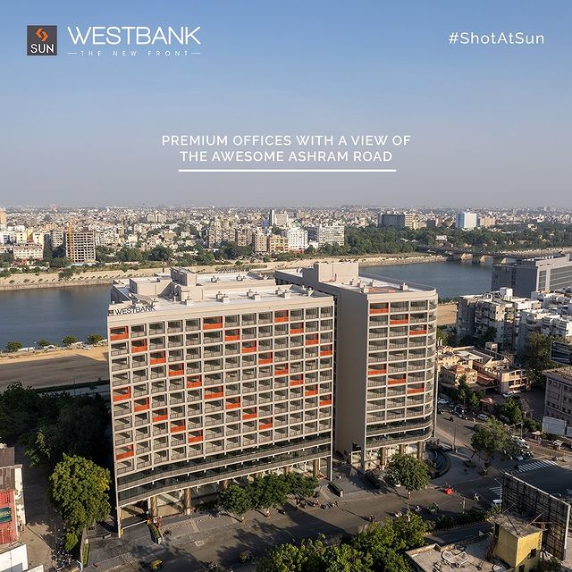 Planned with precision and purposefully located at a prime junction, the new business hub with Ashram road to its one side and riverfront on the other; Sun WestBank has popularly taken the new front.

Change your business address and embrace the advantages of superior connectivity. Book the premium office space offering the book-worthy views of Ashram Road.

Only few units are left;
Grab the opportunity to be a part of this iconic development!

For Details Call: +91 9978932057

Location: Beside Vallabh Sadan, Ashram Road
Status: Possession Ready
Architect: @hm.architects

#SunBuildersGroup #SunBuilders #SunWestBank #ShotAtSun #Commercial #Offices #Retail #AshramRoad #RiverFront #PossessionReady #BuildingCommunities
