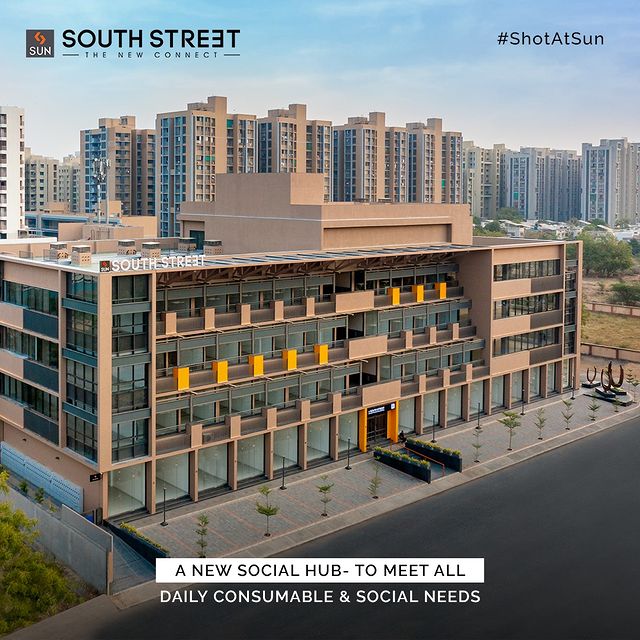 Sun South Street, has grown as a new Social Hub with its multiple small to large shops, mini-marts, cafes, restaurants, and other retail endeavours.

This new-age design initiative is meeting all the daily consumable and social needs of the public while changing the retail landscape of SOBO (South Bopal).

For Details Call: +91 9978932059

Location: Near Shyamal Cross Road
Status: Ready Possession

#SunBuildersGroup #SunBuilders #SunGravitas #SampleOffice #BUPermission #BUPermissionReceived #CommercialSpace #Offices #Retail #Showrooms #PossessionShortly #BuildingCommunities #SmartInvestment #ShyamalCrossRoad #RealEstateAhmedabad