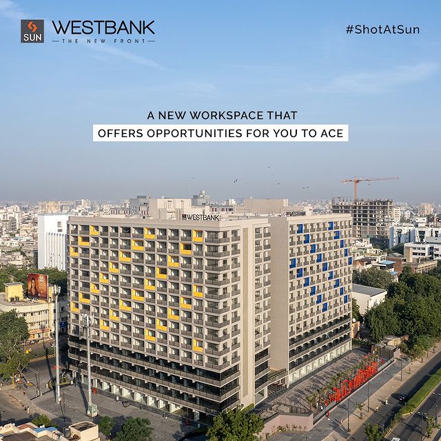 Sun Westbank - The New Workspace, with its concept and execution, offers multiple opportunities for you to ace.

It is a place for achievers with its strategic positioning at a thriving commercial landmark-the Central Business District (CBD), Ashram Road, Ahmedabad.

Only few units left;
Grab the opportunity to be a part of this iconic development!

For Details Call: +91 9978932057
Location: Beside Vallabh Sadan, Ashram Road
Status: Possession Ready

#SunBuildersGroup #SunBuilders #SunWestBank #ShotAtSun #Commercial #Offices #Retail #AshramRoad #RiverFront #PossessionReady #BuildingCommunities