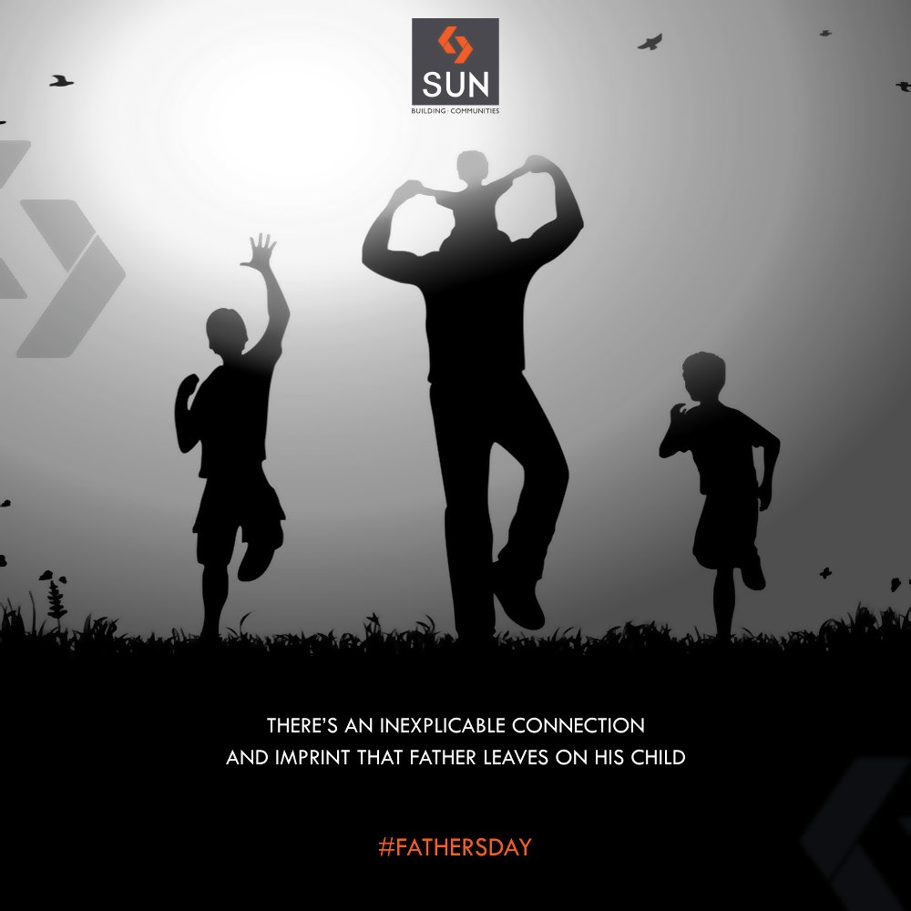 There's an inexplicable connection and imprint that father leaves on his child.

#HappyFathersDay #FathersDay #FathersDay2018 #FathersDay2k18 #SunBuildersGroup #RealEstate #SunBuilders #Ahmedabad #Gujarat https://t.co/q7ZGa0Yxri