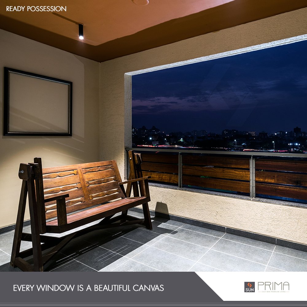 Every window is a beautiful canvas at #SunPrima with unobstructed views coupled with a vibrant city life.

#ReadyPossession #SunBuildersGroup #RealEstate #SunBuilders #Ahmedabad #Gujarat https://t.co/tmPT9gX4di