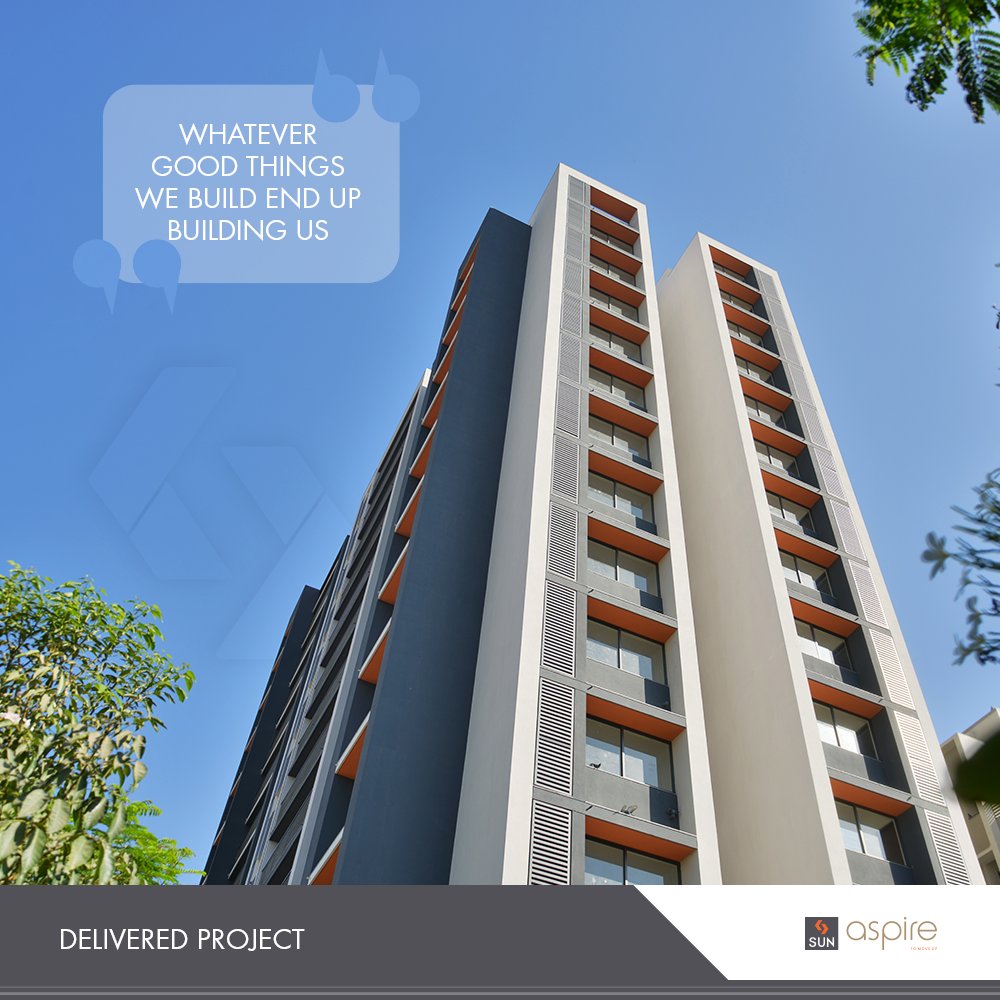 We take pride in our state-of-the-art delivered projects!

#SunBuildersGroup #RealEstate #SunBuilders #Ahmedabad #Gujarat #DeliveredProjects #SunAspire https://t.co/1JYKy8bNPG