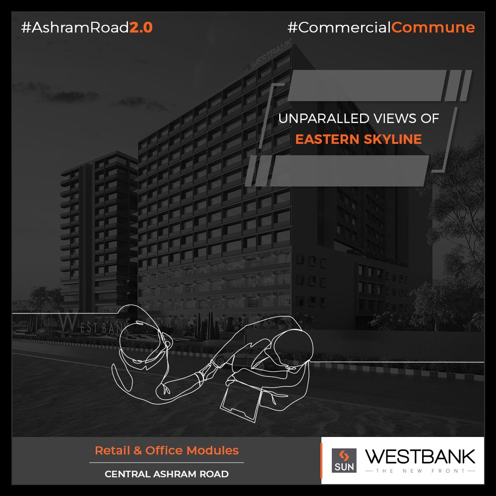 A vibrant location leveraging the benchmark of urban development!

#SunBuilders #RealEstate #WestBank #SunWestBank #Ahmedabad #Gujarat #SunBuildersGroup #AshramRoad2point0 #commercialcommune #ComingSoon #NewProject https://t.co/KSnJ8fEcYk