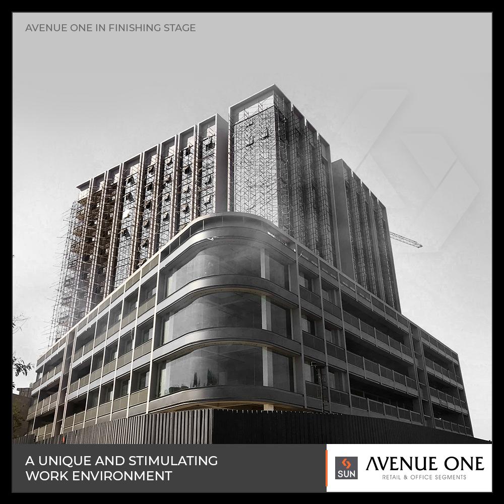 The most productive entrepreneurial space #AvenueOne enters its finishing stage!

#SunBuilders #RealEstate #Ahmedabad #RealEstateGujarat #Gujarat https://t.co/FGvdhJaXqf