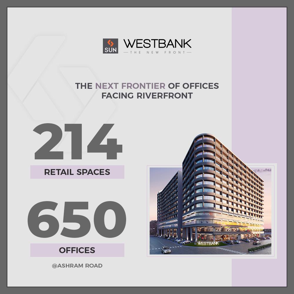 #SunWestBank consists of 214 retail spaces & 650 offices that makes it the biggest project by Sun Builders initiated in the last year.

#SunBuilders #JourneyOfPastYear #RealEstate #ProgressiveSpaces #Ahmedabad #Gujarat https://t.co/W5CWKWngf8