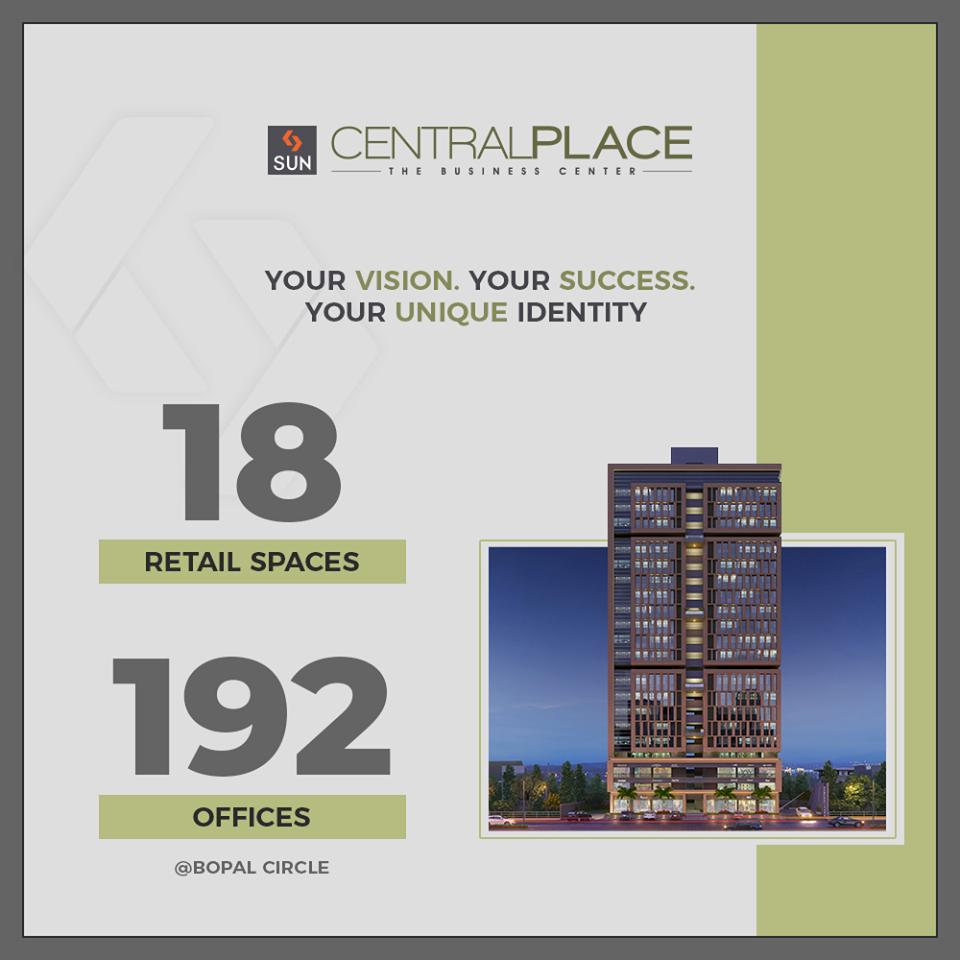 #SunCentralPlace being located at Bopal circle offers 18 Retail spaces & 192 Offices making it a Lucrative Investment.

#SunBuilders #JourneyOfPastYear #RealEstate #ProgressiveSpaces #Ahmedabad #Gujarat https://t.co/fp21XLxvIT