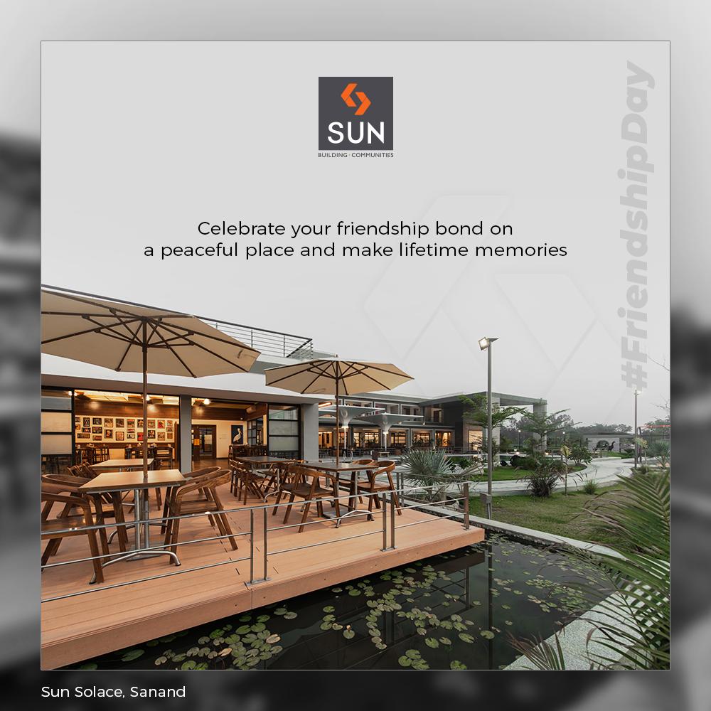 Celebrate your friendship bond on a peaceful place and make lifetime memories

#FriendshipDay #FriendshipDay2019 #HappyFriendshipDay #Friends #SunSolace #Weekend #SunBuildersGroup #Ahmedabad #Gujarat https://t.co/SLOXafO2UJ