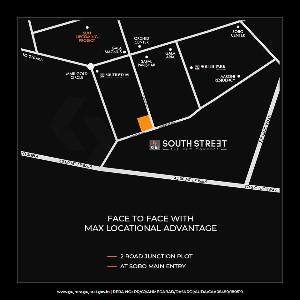 Experience the best locational advantage at #SoBo!

#SunSouthStreet #SunBuildersGroup #Ahmedabad #Gujarat #RealEstate #SunBuilders https://t.co/0kiYuXESCw