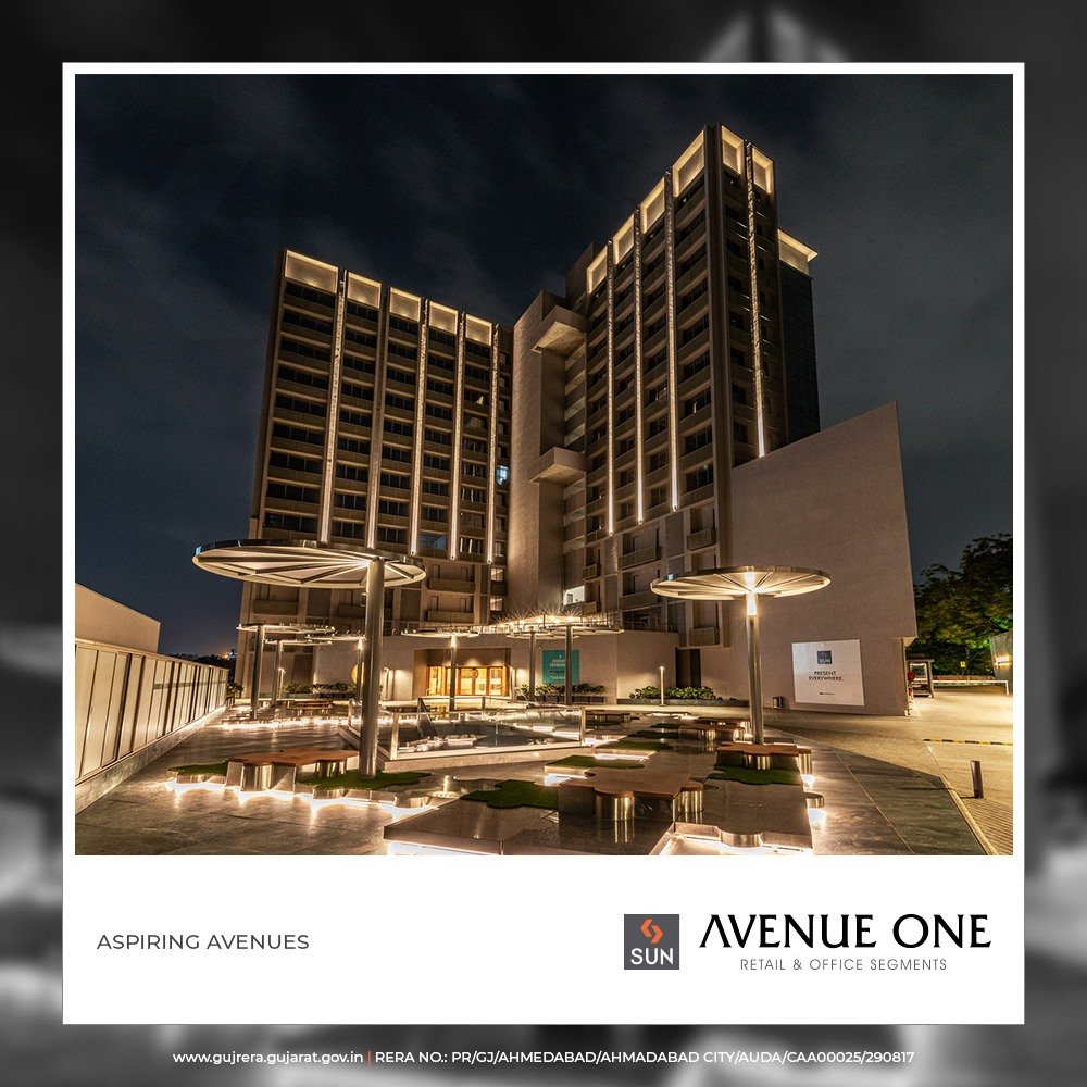 #SunAvenueOne stands tall in all its glory at the rewarding location of Manekbaug!

#SunBuildersGroup #Ahmedabad #Gujarat #RealEstate #SunBuilders https://t.co/4NfCaOv6ON