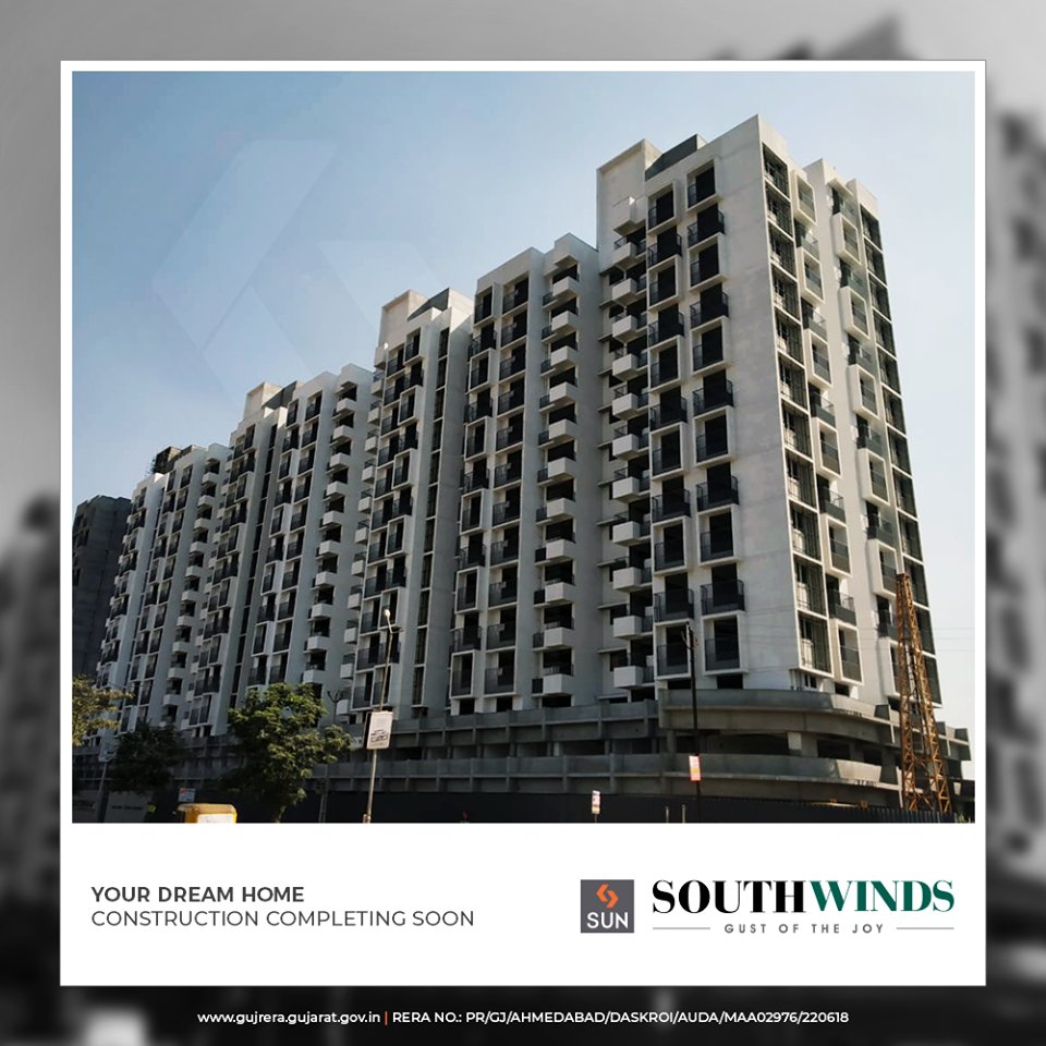 Your dream home construction completing soon.

#ConstructionUpdate #SunSouthWinds #SunBuildersGroup #SunBuilders #RealEstate #Ahmedabad #RealEstateGujarat #Gujarat https://t.co/yIYGQdzrOm