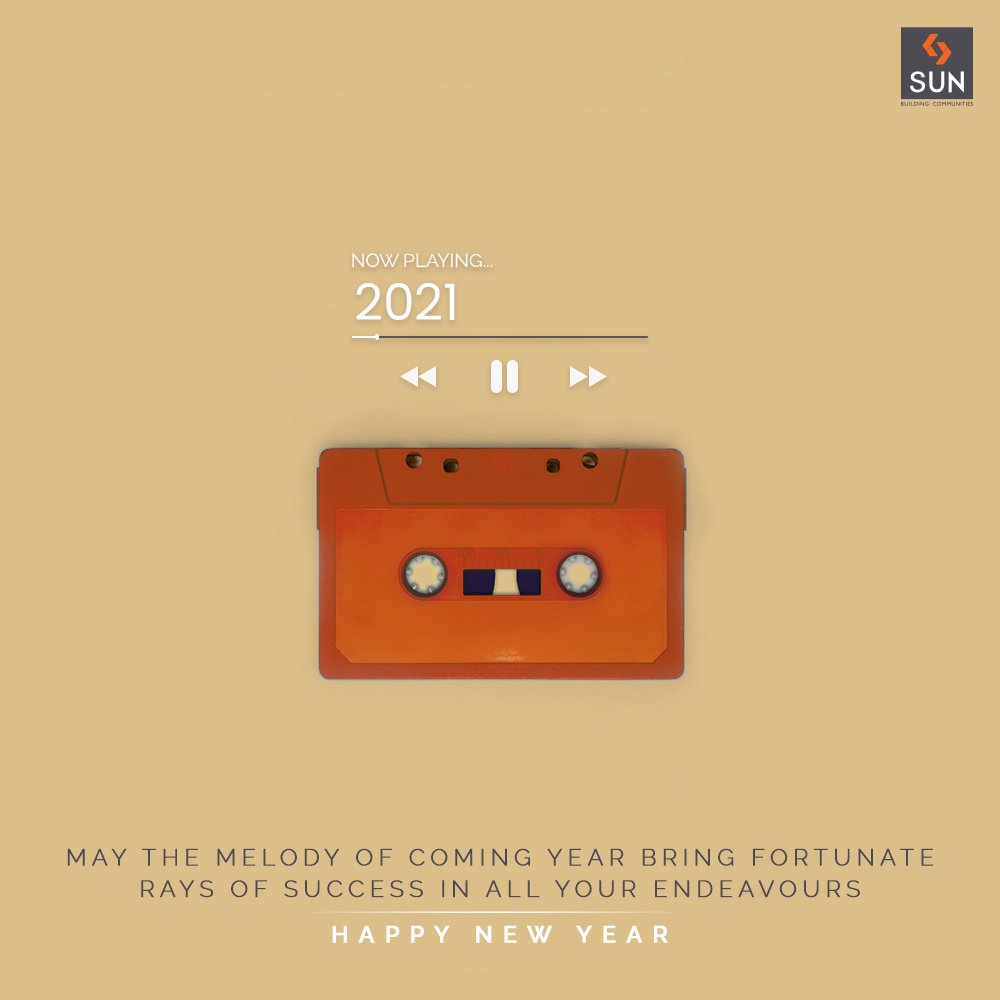 May the melody of coming year bring fortunate rays of success in all your Endeavours
Happy New Year!
#HappyNewYear #NewYear2021 #ByeBye2020 #NewYear #Celebration #Love #Happy #Cheers #Joy #Happiness #SunBuildersGroup #SunBuilders #RealEstate #Ahmedabad #RealEstateGujarat #Gujarat https://t.co/WOQ1lM6y1X