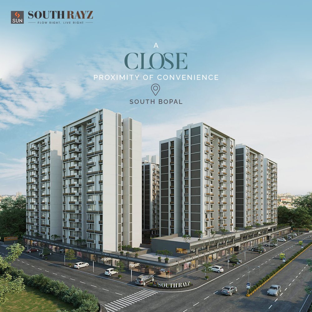 Sun South Rayz is in close proximity to hospitals, shopping arcades, food outlets, fitness centers & educational institutes. The affordable and rightly priced, these 2&3BHK apartments in South Bopal ensures quality time and a fulfilling life

#SunBuildersGroup #SunSouthRayz https://t.co/AJw927UryI