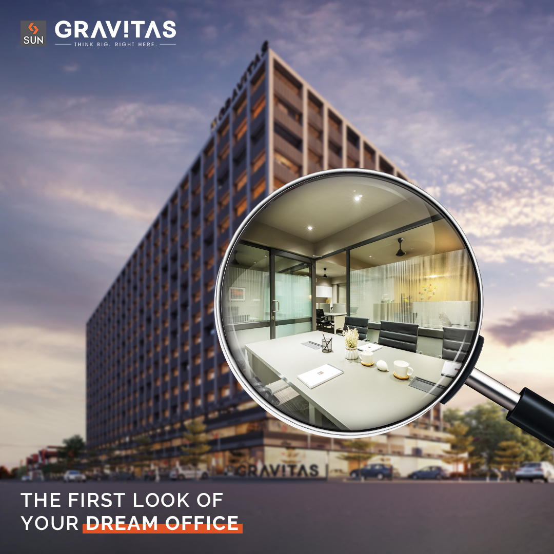 Visit your dream office space & locate your business in midst of growth, proximity and a conducive environment. Sun Gravitas is here to gravitate you towards productivity as you think big, right here.

For Details Call: +91 9978932058

#SunBuildersGroup #SunBuilders #SunGravitas https://t.co/YNtEboSHcU