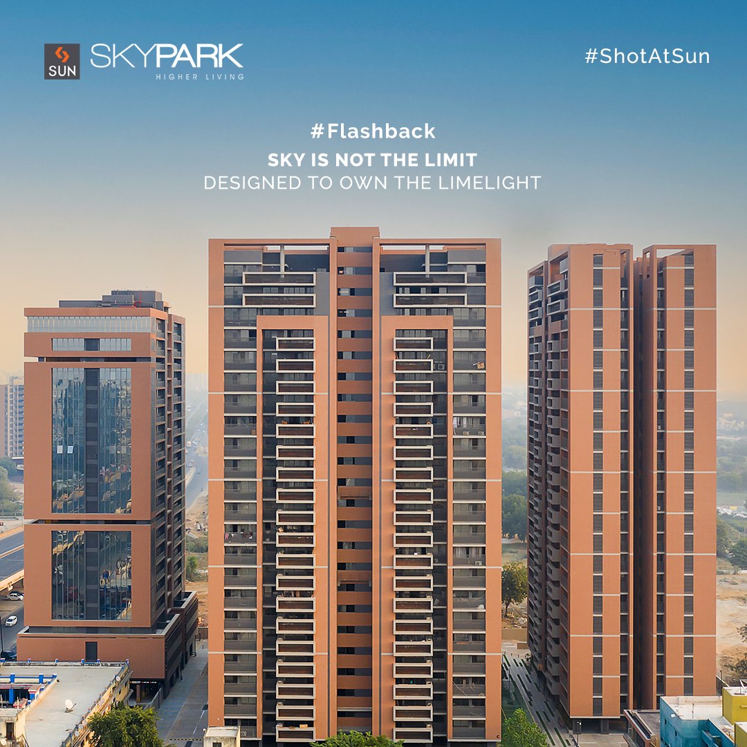 When it comes to luxury and lavishness; sky is not the limit!

The sky-high life awaits your grand & gracious presence, resolve to give your family the quality lifestyle they deserve.

#SunBuilders #SunBuildersGroup #SunSkyPark #SkyPark #Residential #Bopal #Ambli #ShotAtSun https://t.co/8zOj2oQSLc