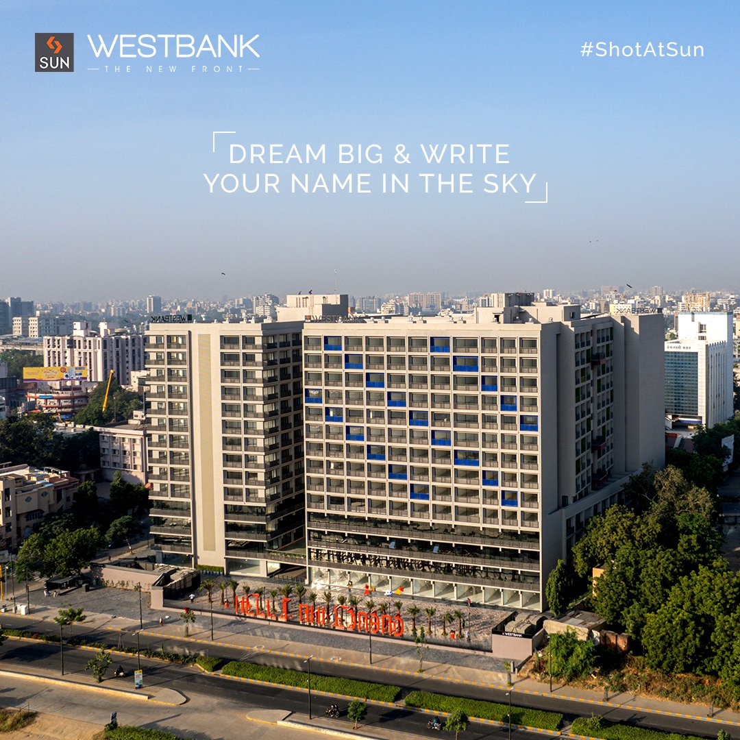 Are you wishful about dreaming big and writing your success stories in inspiring ways then Sun WestBank is the right place.

For Details Call: +91 9978932057

Location: Ashram Road, River Front
Status: Possession Ready

#SunBuildersGroup #SunBuilders #SunWestBank #ShotAtSun https://t.co/hrwZzwlEvf